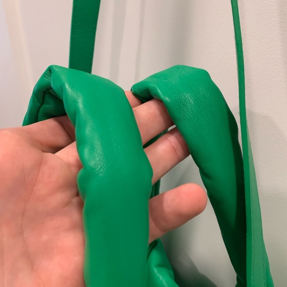 Stand Studio Quilted Tote Assante Diamond Large Bag Crossbody Tote Green - Picture 10 of 16